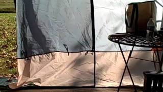 Camo Teardrop Trailer  Tent room [upl. by Tench]