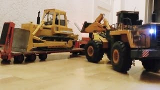 KOMATSU WA 6006l RC WHEEL LOADER l RC TRUCK Liebherr PR 741 RESCUE l [upl. by Ailerua]