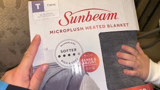 Sunbeam Microplush Heated Blanket [upl. by Adolphus]