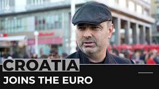 Croatias new currency Eurozone membership draws mixed reaction [upl. by Oilime604]