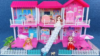 15 Minutes Satisfying with Unboxing Dream Princess Villa Playset，Camping Tent Toys Review  ASMR [upl. by Nairoc]