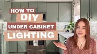 How to Install Under Cabinet Lighting in Minutes Quick amp Easy DIY Guide [upl. by Atiuqehs]