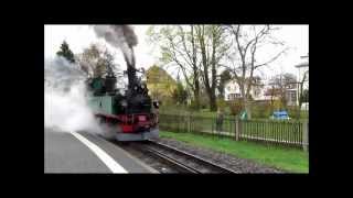 quotSchmalspurbahn RadebeulLößnitzgrundbahnquot Live Video von Wolfgang Schmökel [upl. by Nonregla]