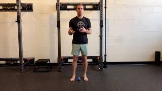 Midfoot pronation and supination mobility lacrosse ball foot mobility [upl. by Lacy]