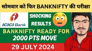 Nifty Prediction and Bank Nifty Analysis for Monday  29 July 24  Bank Nifty Tomorrow [upl. by Niram]