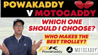 The Ultimate Electric Trolley Showdown Powakaddy VS Motocaddy [upl. by Macpherson536]