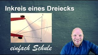 Inkreis eines Dreiecks konstruieren [upl. by Iredale]