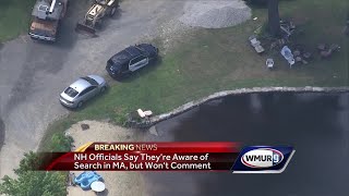 Mass pond searched near where mans body found in NH [upl. by Dottie272]