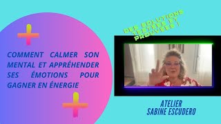 ⚡️ Atelier quotComment calmer son mental et appréhender ses émotions pour gagner en énergiequot [upl. by Einohpets]