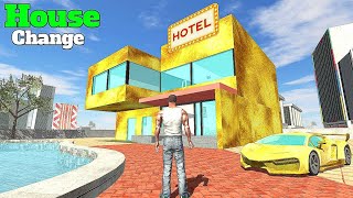 Franklin House Change to Hotel 😱 in Indian Bikes Driving 3D [upl. by Eveivenej]