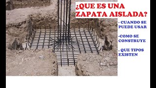 Zapata Aislada cuando se recomienda y como se construye [upl. by Alvy]