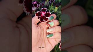 Rose Marble Nail Art Design 💅nailart piubhol youtubeshorts [upl. by Jake277]