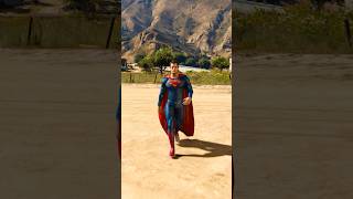 Superman Starts Talking to The dog After Eating magic tablet 😱 shorts cartoon gta [upl. by Brine]