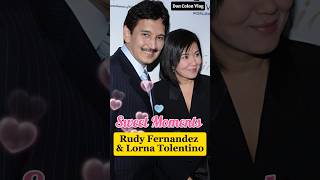 Rudy Fernandez and Lorna Tolentino sweet Moments shortsviral trending pinoyshowbiz [upl. by Oxford]