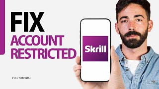 How To Fix Account Restricted On Skrill App 2024 [upl. by Enella]