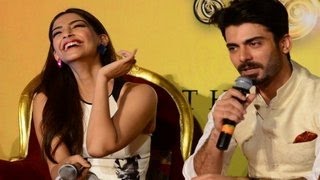 Khoobsurat Official Trailer LAUNCH  Sonam Kapoor amp Fawad Khan [upl. by Esinev]