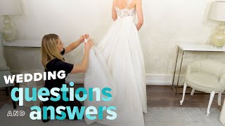 How To Bustle A Wedding Dress [upl. by Ecienaj948]