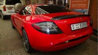 Mercedes Mclaren SLR 722 Start Up in Dubai UAE Full HD [upl. by Alana]