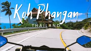 Koh Phangan Island Drive from Haad Rin Beach to Baan Khai Thailand [upl. by Nash492]