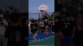 LOCKDOWN DEFENSE GETS POSTERED basketball ballislife [upl. by Ahsirtal]