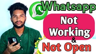 Whatsapp Not Open Problem Tamil  Whatsapp Not Working  Tamil rek [upl. by Aitnas107]