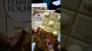 Ferrero Rocher White Hazelnut Unboxing chocolate choclates chocolatelover ferrerorocher usa [upl. by Lamhaj534]