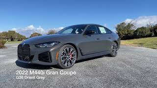 Tour the M440i Gran Coupe in Dravit Grey  4K [upl. by Pang89]