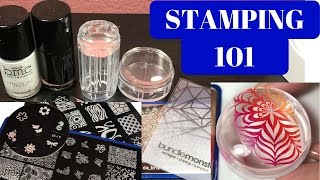 Nail Art for Beginners How to STAMP [upl. by Madaih679]