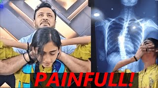 Patient with a HORRIBLE Scoliosis got Treated By DrSaleem [upl. by Aneleairam]