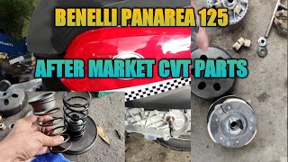 BENELLI PANAREA 125 AFTER MARKET CVT PARTS [upl. by Aon]