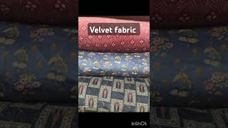 Velvet fabric in stock [upl. by Letsirc]