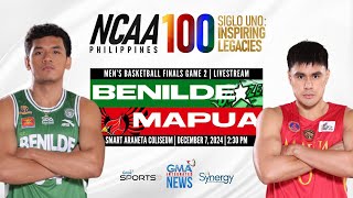 Mapúa vs Benilde Men’s Basketball Finals  NCAA Season 100  Replay [upl. by Werdn726]