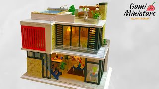 DIY Miniature Dollhouse Kit Florence [upl. by Aliam]