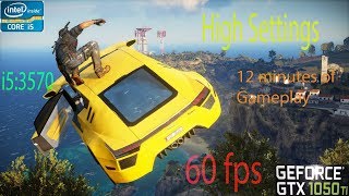 Just Cause 3 Gtx 1050tiCore i5 357060fps1080 pixcel [upl. by Tedric]