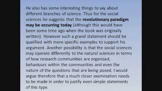 Review of Chapter 2 of Thomas Kuhns The Structure of Scientific Revolutions with Background Music [upl. by Stoecker]