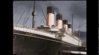 RMS Olympic quotThe Last Voyagequot British Movietone 1935 in color [upl. by Eetnom910]