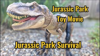 Jurassic Park Toy Movie Jurassic Park Survival [upl. by Anyale]