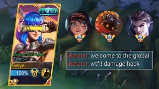 TOP GLOBAL BEATRIX 999 ONE SHOT BUILD TO DESTROY BARATS🔥 [upl. by Elna]