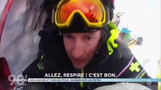 Avalanche  Rescue  GoPro POV Meribel 3 Vallees France [upl. by Aihtnic295]