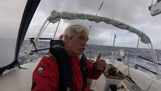 Ep 10 Singlehanded sailing to Azores Embarrassing Lesson re sail engine or both [upl. by Hayley653]