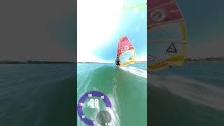 Windsurfing marinesports jibe [upl. by Nerrawed]