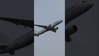 ITA A220 takeoff from Fiumicino aviation [upl. by Ainavi]