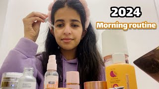 اول روتين صباحي للمدرسه في سنة 2024🎉 يبدأ من الساعه ٥ صباحا☀️ [upl. by Shriver]