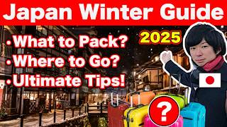 Japan Winter Travel 2024 What to Pack Where to Go and Key Tips for Your First Winter in Japan [upl. by Cassandry462]