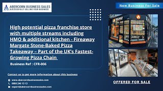 Fireaway Margate StoneBaked Pizza Takeaway  Business For Sale [upl. by Ylekalb]