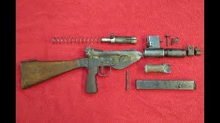 British Sten MKV WW2 SMG Parts Kit Overview [upl. by Johny215]