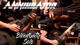 ANNIHILATOR  Bloodbath  Guitar Solo Cover [upl. by Clellan]