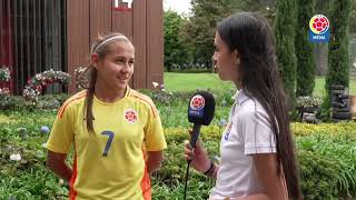 Zona de medios  Selección Colombia Femenina Sub 17  10 Octubre [upl. by Nuawad]