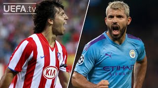 ATLÉTICO MAN CITY  SERGIO AGÜERO All 41 UCL GOALS [upl. by Alaikim]