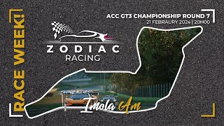 Zodiac Racing GT3 Championship S01 R07 AmRace Imola [upl. by Fokos693]